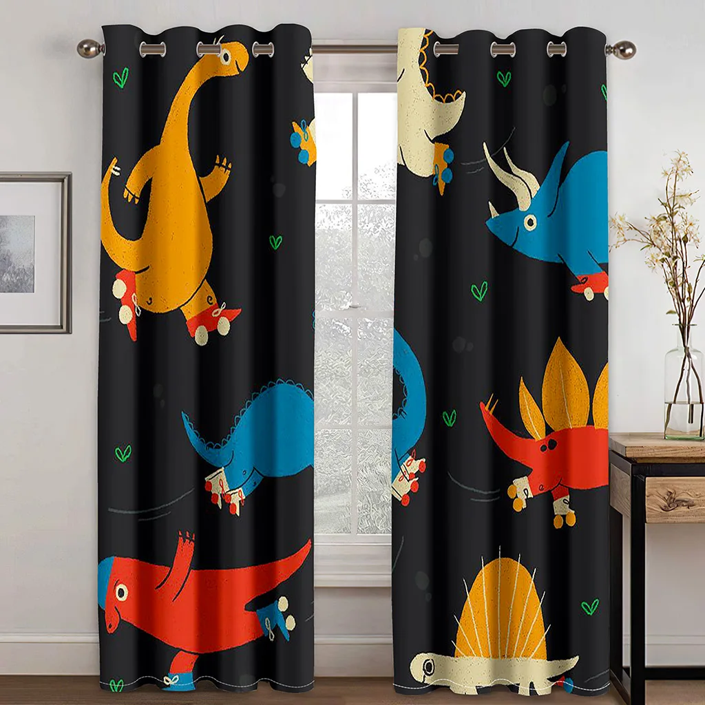 

Children's Favorite Cartoon Series Curtains Boy And Girl Bedroom Decoration Shading Curtain More Than 90% UV Protection
