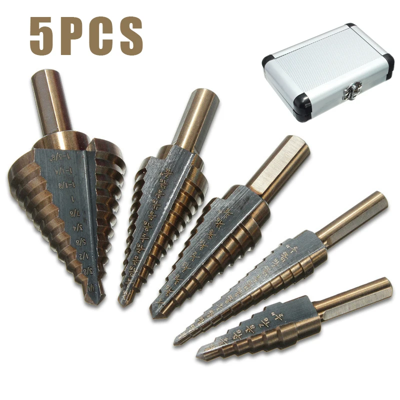 Рисунок 4 - Набор ступенчатых Сверл из быстрорежущей