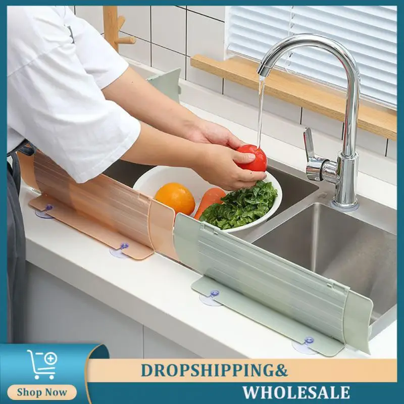 

Sink Water Baffle Pool Water Splash Guards Ruit Vegetable Washing Boards Plastic Kitchen Accessories Sink Splash Guard Durable