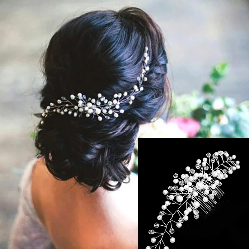 

Hair Jewelry Accessories Hairpin Headdres Wedding Bridal Pearl/Swirl Spiral Twist Hair Pins Flower Crystal Hair Clips Bridesmaid
