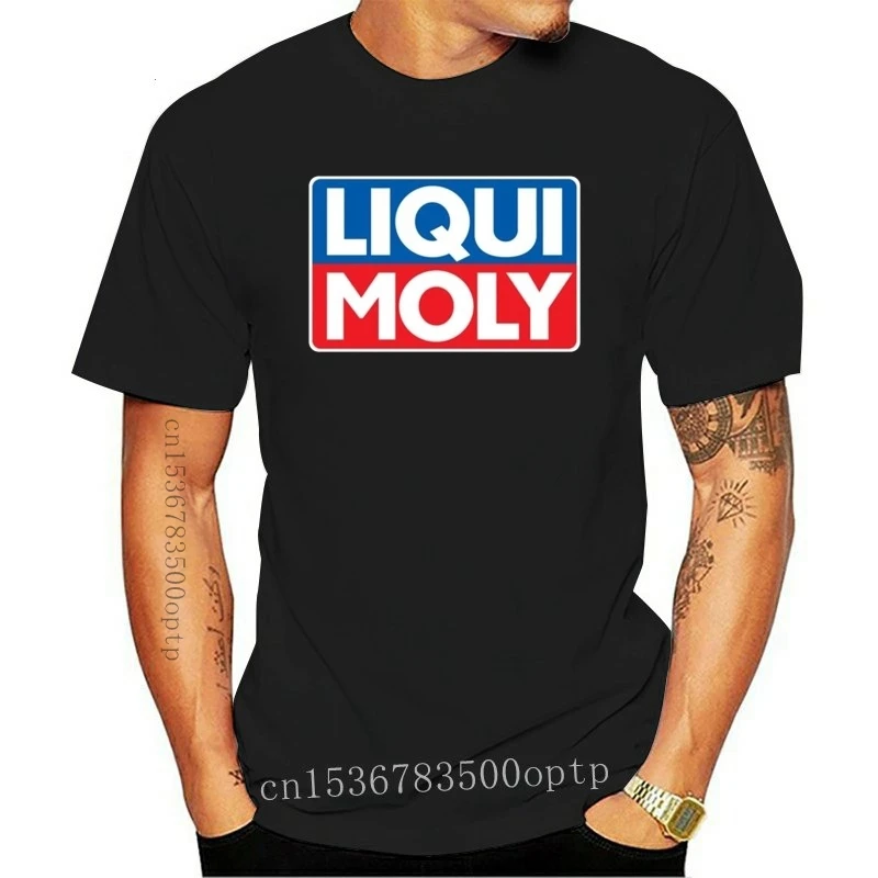 

Mens Clothes Liqui Moly Lubricants Oil Logo Print Men T Shirt Tops Great Cotton Casual Short Sleeve T-Shirts Custom-Made