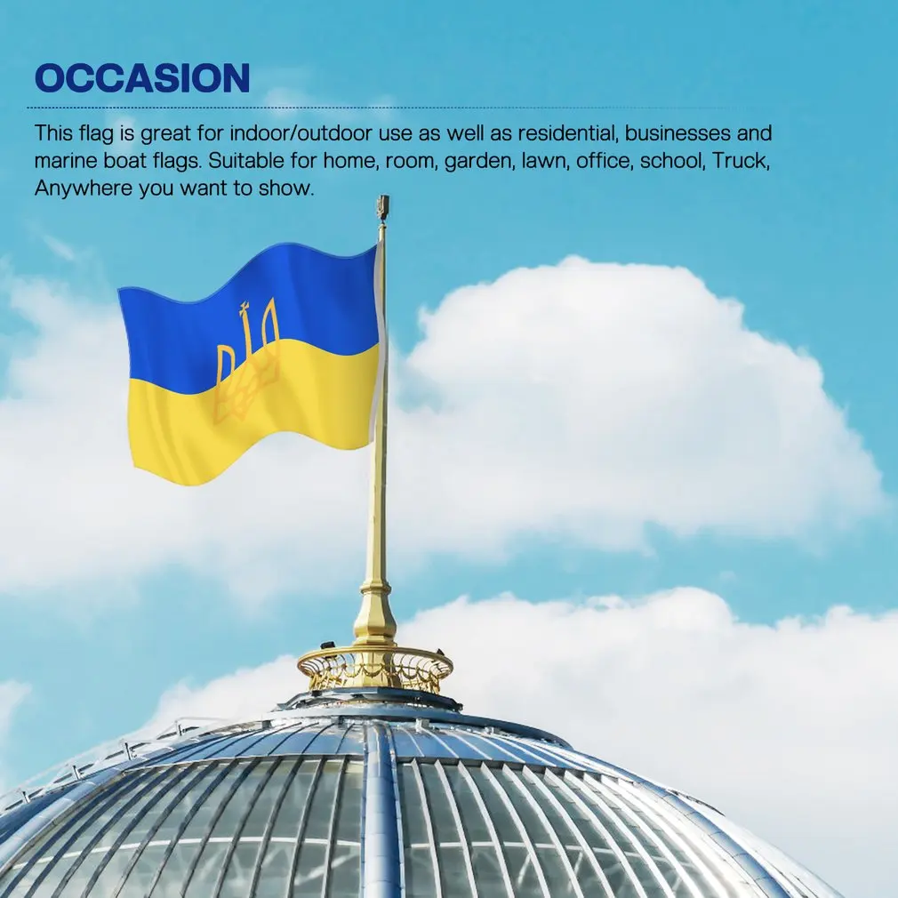 Лидер продаж 90*150 см синий желтый ua Украина флаг для украшения Флаг Украины