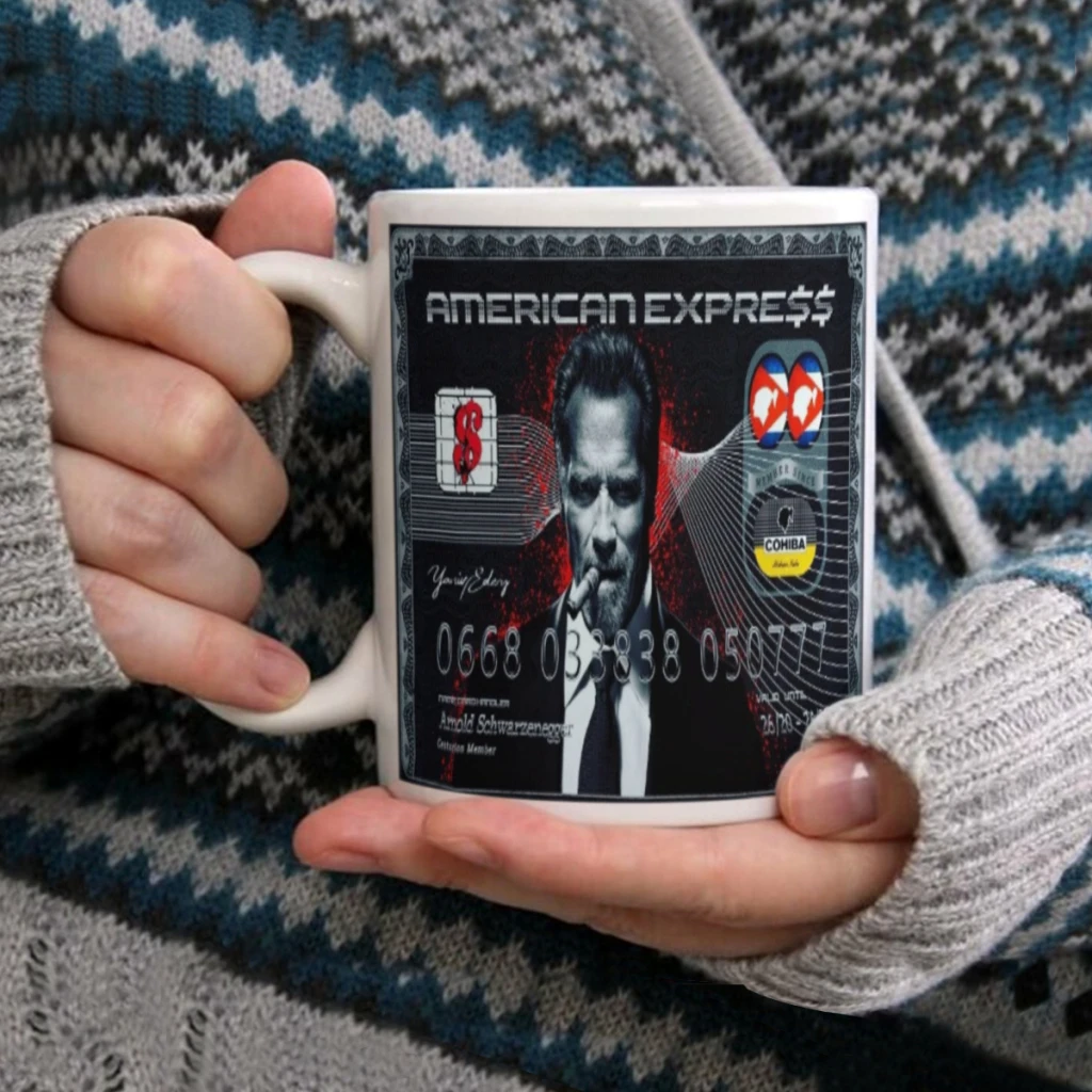 Godfather-American-Express-граффити-кофейная кружка 11 унций забавная керамическая чашка для