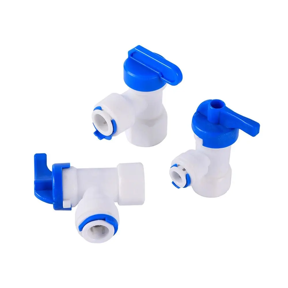 1 шт. прямой пластиковый шаровой кран для воды 1/4 дюйма 3/8 наружный диаметр шланг с