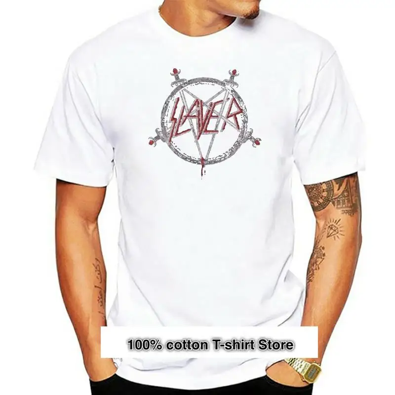 

Camiseta con Logo de pentagrama Slayer