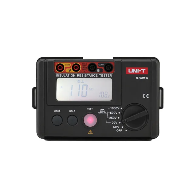 Enlarge electronic megger New design with great price UT501A megger insulation resistance tester WITH high voltage megger