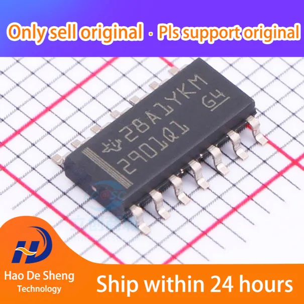 

10PCS/LOT LM2901QDRG4Q1 logo：2901Q1 SOP14 New Original In Stock