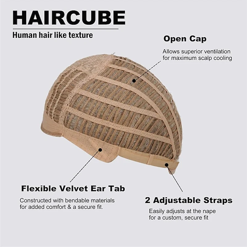 Синтетический парик HAIRJOY вьющийся пушистый короткий женский искусственный