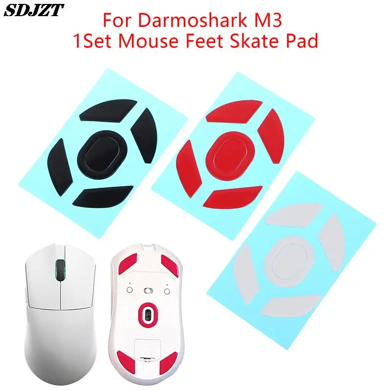 

1Set Mouse Feet Mouse Skate for Darmoshark M3 Speed Control Mouse Glides Curve Edge Mouse Foot Stickers