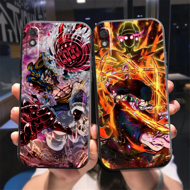 

One Piece Anime Phone Case For Xiaomi Redmi 9 9i 9AT 9T 9A 9C 10 Note 9 9T 9S 10 10 Pro 10S 10 5G Liquid Silicon Back Soft