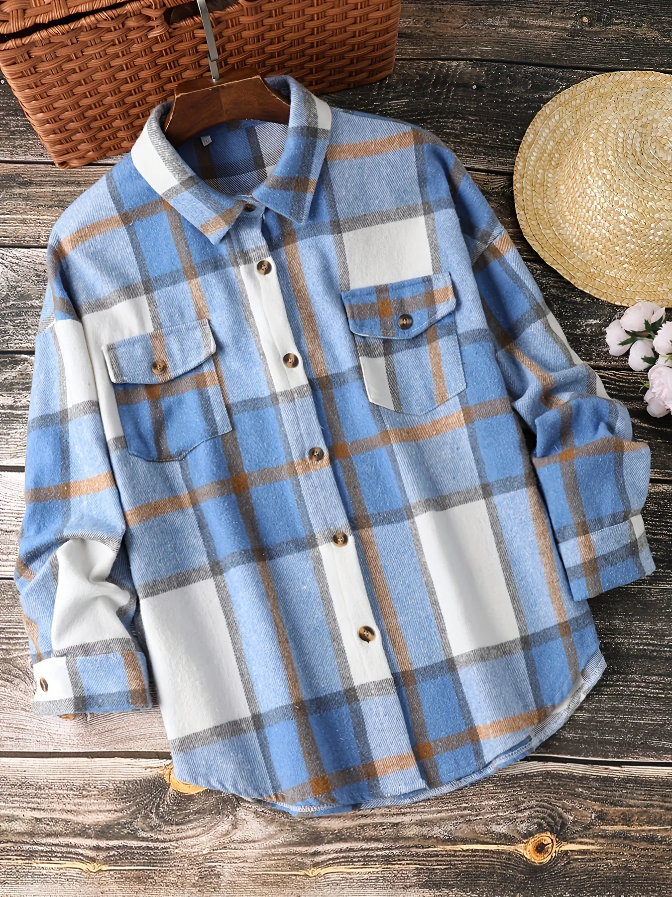 Женская рубашка с рисунком в клетку | AliExpress