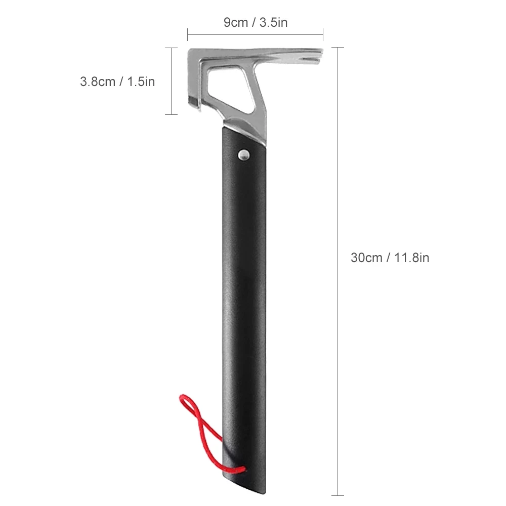 

Outdoor Camping Hammer Aluminum Alloy Hammer Multifunctional Hammer Wild Survival Equipment Tent Stake Remover Hiking Supplies