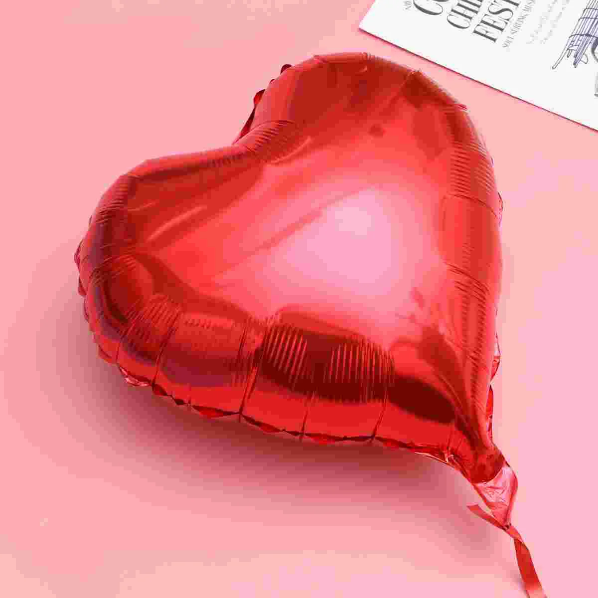 

10pcs Wedding Mylar Balloon Geometric Love Heart Shaped Balloons with Rope Party Celebration Balloon for Birthday Wedding