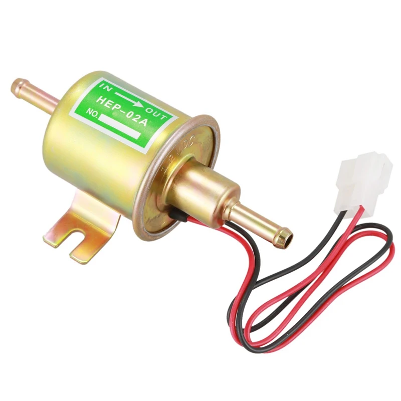 

New 12V Electric Fuel Pump Inline Petrol Low Pressupe Hep-02A