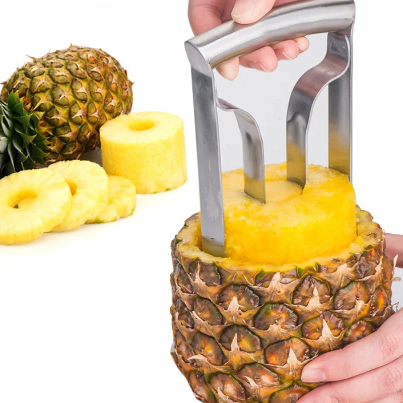 

Fruit Pineapple Corer Slicers Peeler Cutter Kitchen Easy Tool Stainless Steel Kitchen Gadget Cutting Items Kitchen accessories