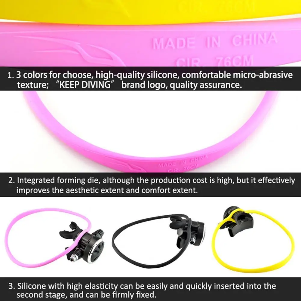 

Useful Helpful Octopus Holder Necklace Diving Regulator Necklace Lightweight Not Easy to Break