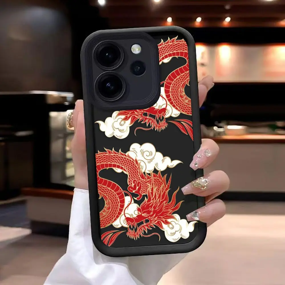 Фото Чехол для телефона с рисунком дракона в мультяшном стиле для HONOR X9D X9B X9C X9A X8D X8C X8B X8A X8 X7A X6B X6A X7 X9 MAGIC 5 6 7 8 №4