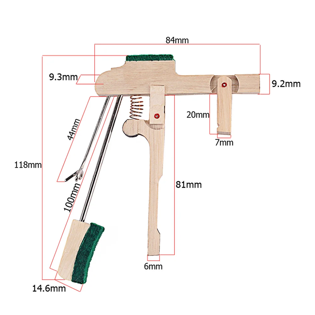 D58 тройной прочный деревянный молоток для фортепиано Butt Whippen вертикального