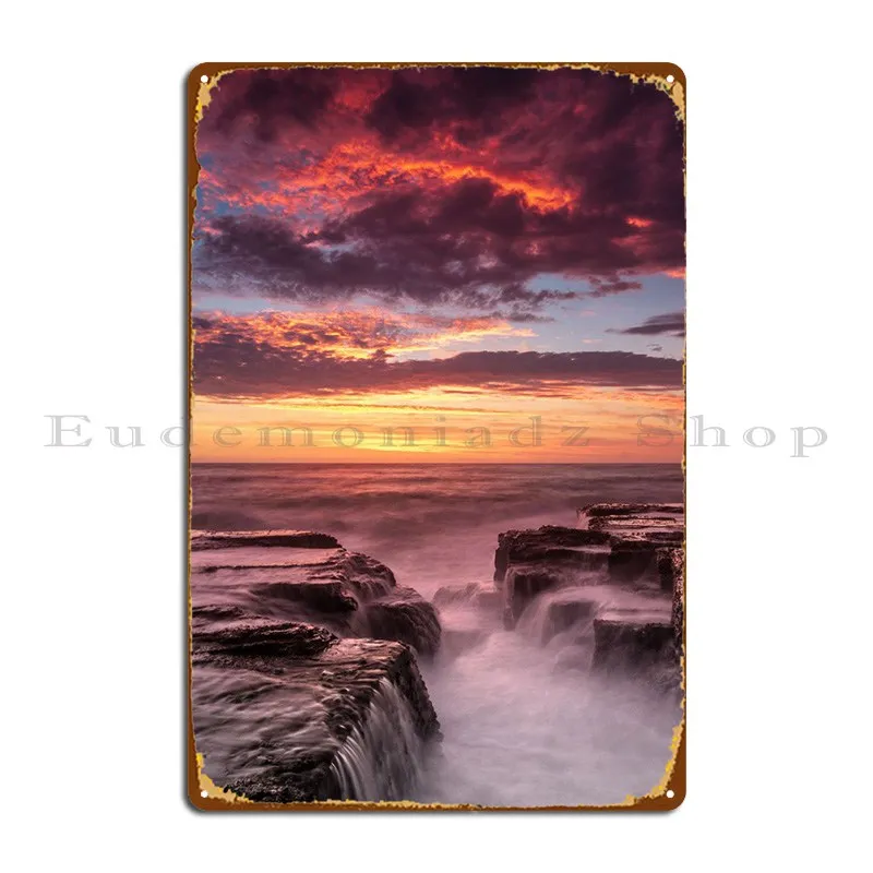 

Sunrise At Narrabeen Metal Signs Plates Home Pub Customized Classic Tin Sign Poster