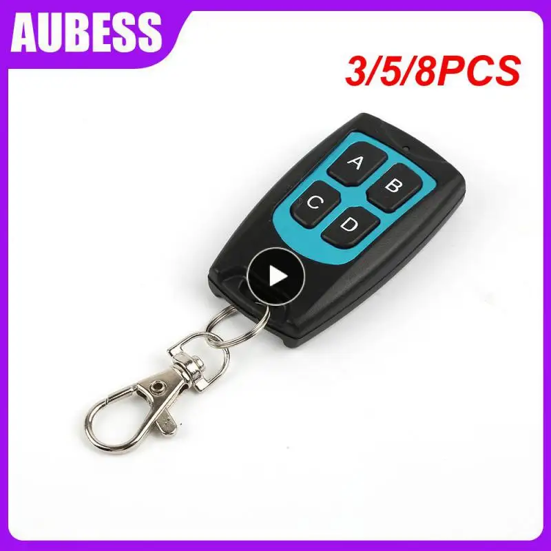 

3/5/8PCS High Quality Door Duplicator 433mhz Gate Garage Door Auto Key 4 Channel Electric Cloning Universal