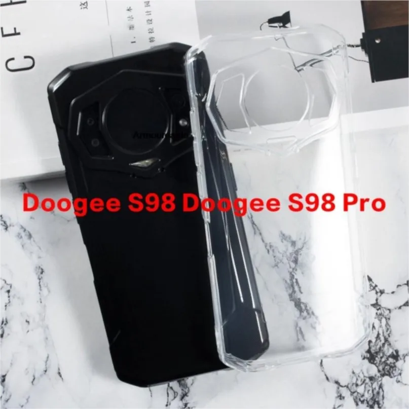 Для doogee s98 pro s98pro s 98 мягкий силиконовый чехол из ТПУ на заднюю панель защитная