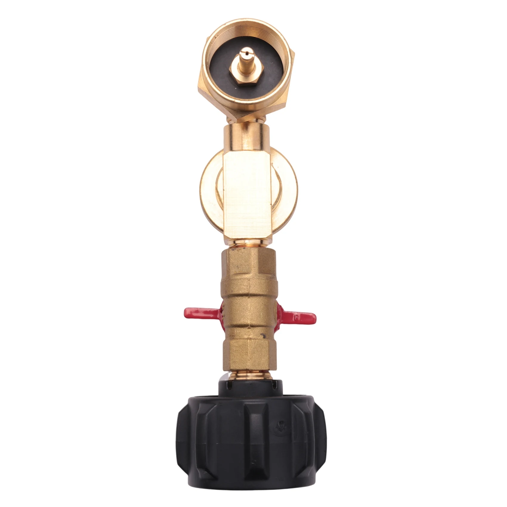 Адаптер пропана от 1 до 20 фунтов QCC1 колена для заправки с манометром и