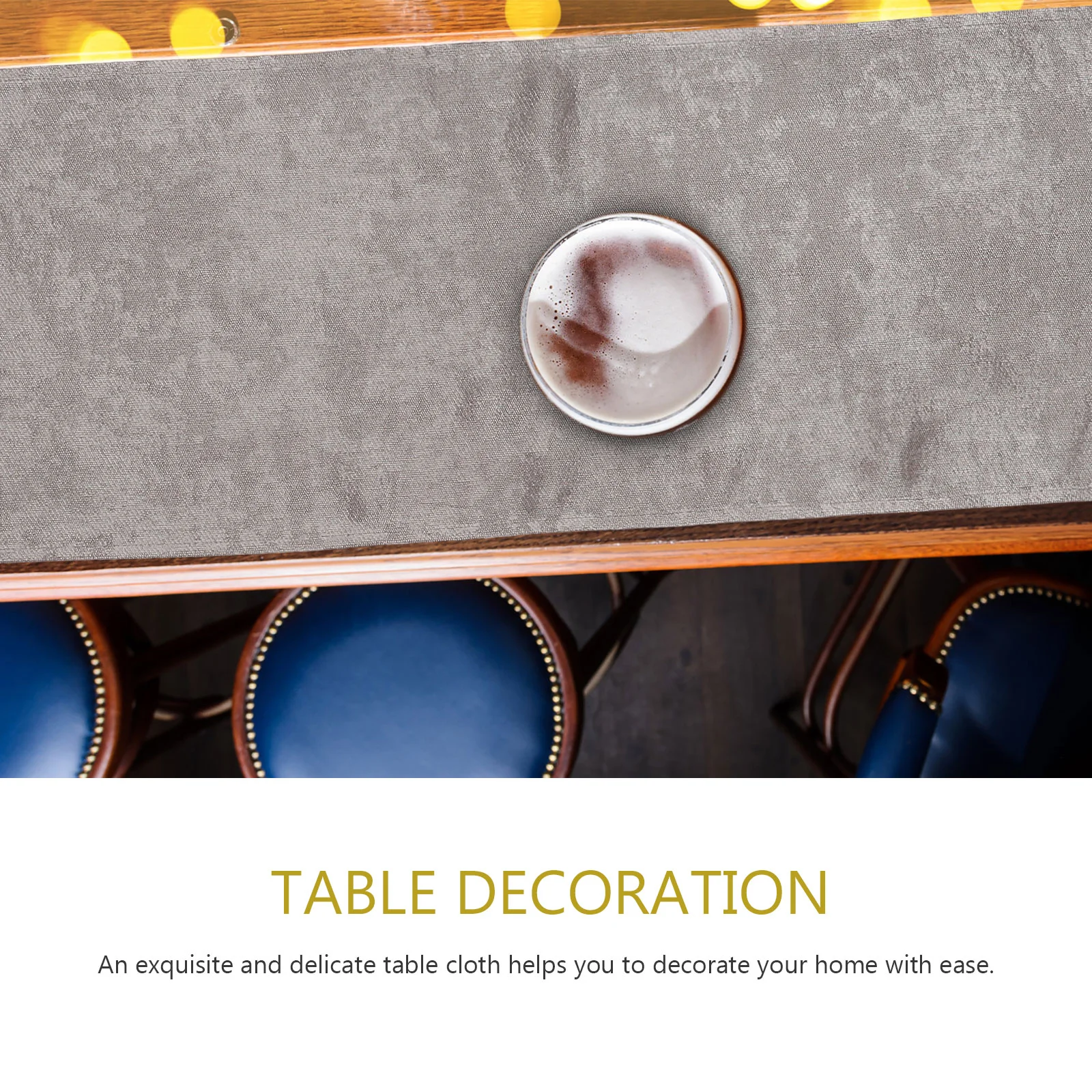 

Table Runner Tablecloth Coffee Decorative Buffet Banquet Room Living Supplies Wedding Holiday Cover Home Decor Polyester