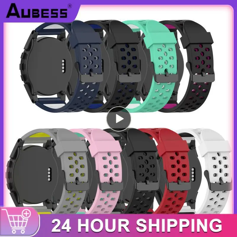 Gps Watch Three Universal Two-color Silicone Watchband