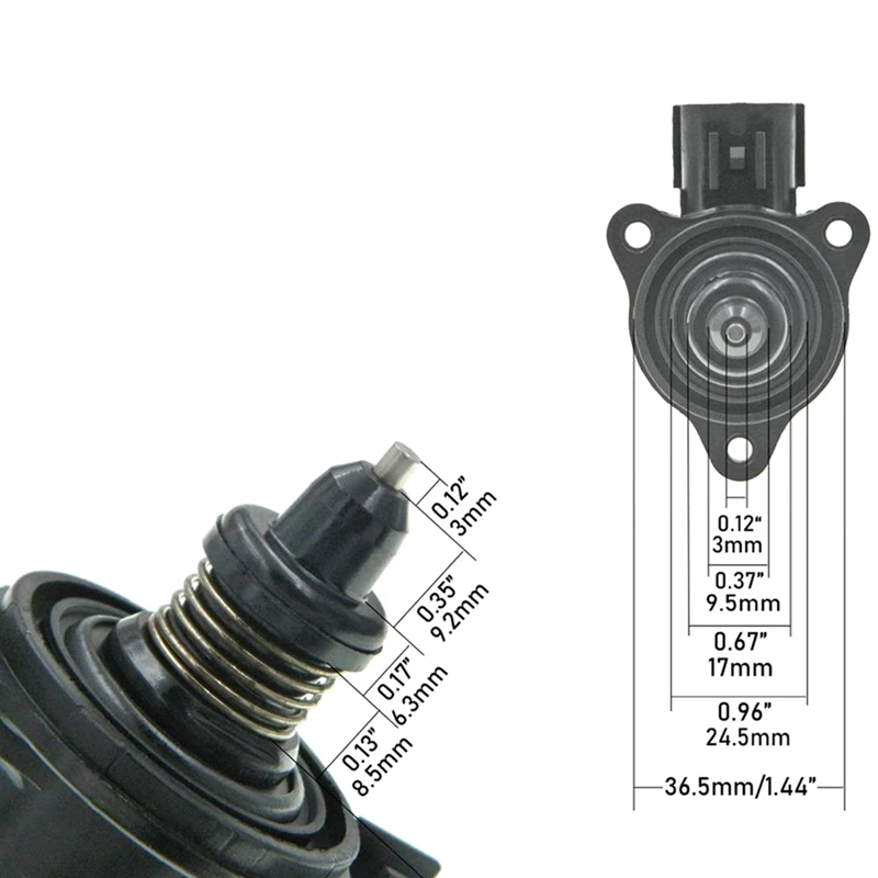 Клапан холостого хода 18117-58J00 для Suzuki Wagon R MH21S MR MF22S MG22S Carry DA63T Scrum DG64V 18117-67H10