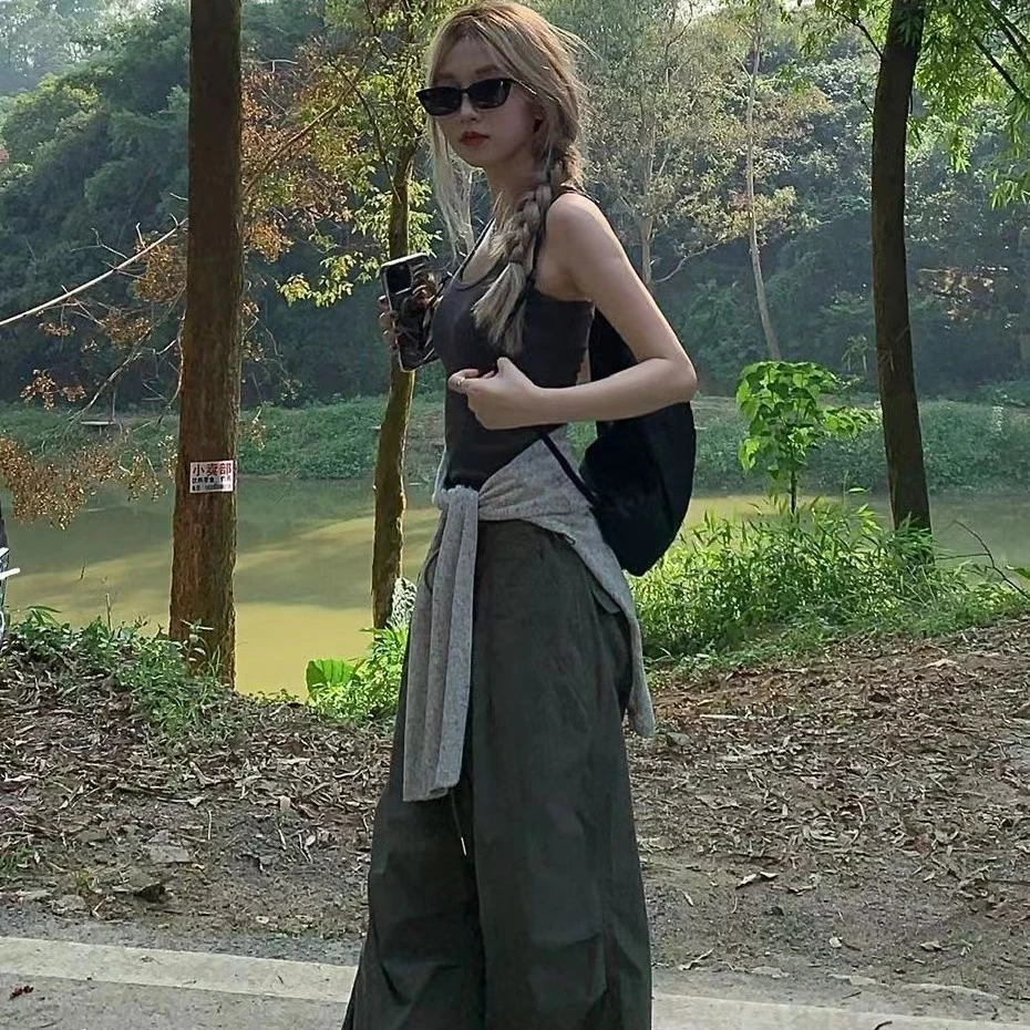 Женская свободная футболка с длинным рукавом эластичная трикотажная Однотонная