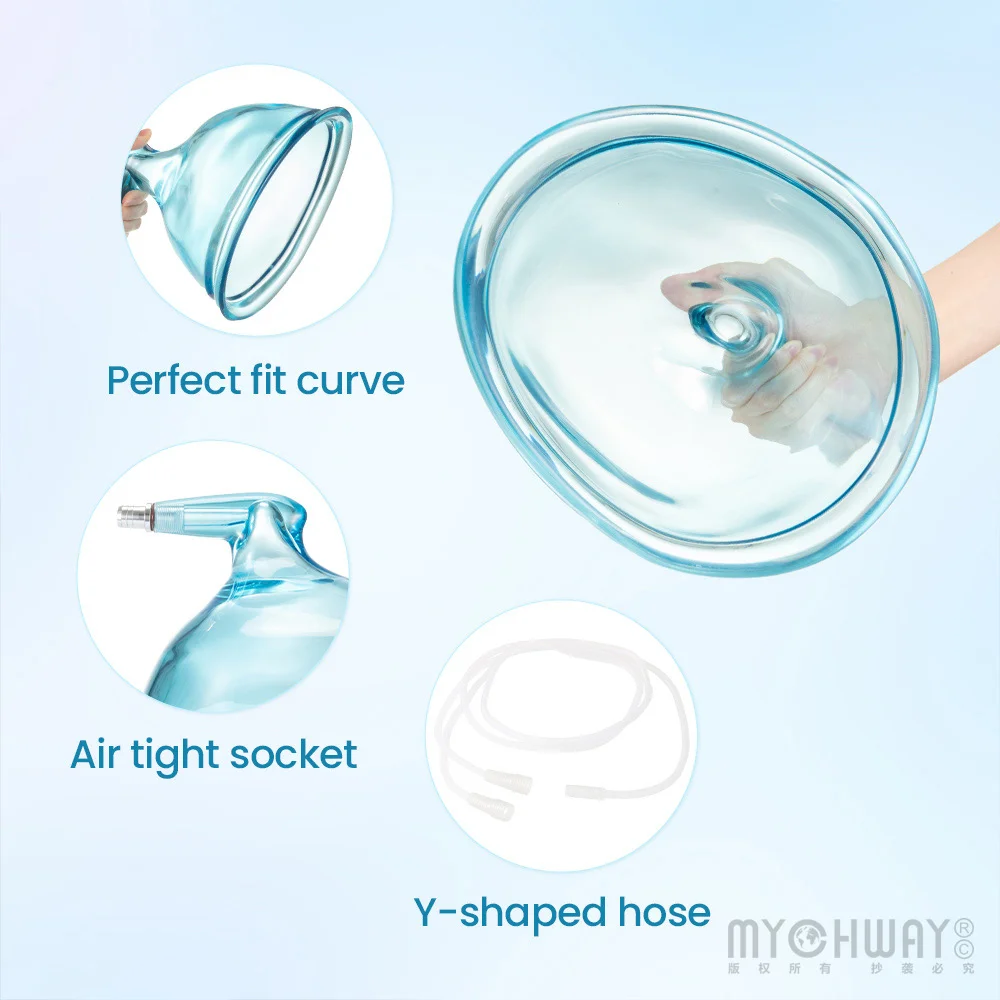 Вакуумная машина для подтяжки ягодиц Мощное всасывание 73 кПа большие вакуумные