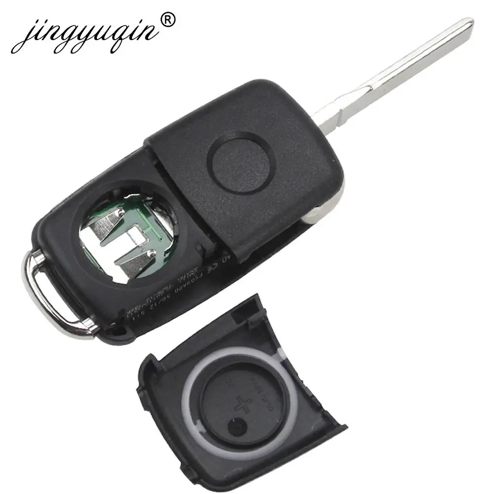 Фото Пульт дистанционного управления jingyuqin 3BTN 434 МГц ID48 чип для VW Volkswagen GOLF PASSAT Tiguan Polo Jetta Beetle автомобильный БЕСКЛЮЧЕВОЙ 5K0837202AD №5