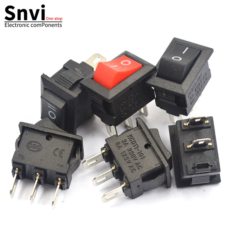 10 шт./лот 10*15 мм SPST 2PIN ВКЛ/ВЫКЛ G130 кулисный переключатель для лодки KCD11 3A/250 В