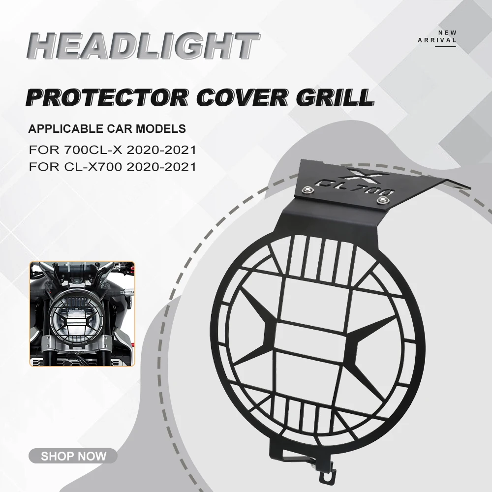 

For CFMOTO 700CL-X CLX700 CLX 700 CL-X 700 2020 2021 Accessories Motorcycle Headlight Guard Protector Cover Protection Grill
