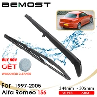 car rear windshield wiper arm blade brushes for alfa romeo 156 1997 2005 hatchback 340mm back windscreen auto styling