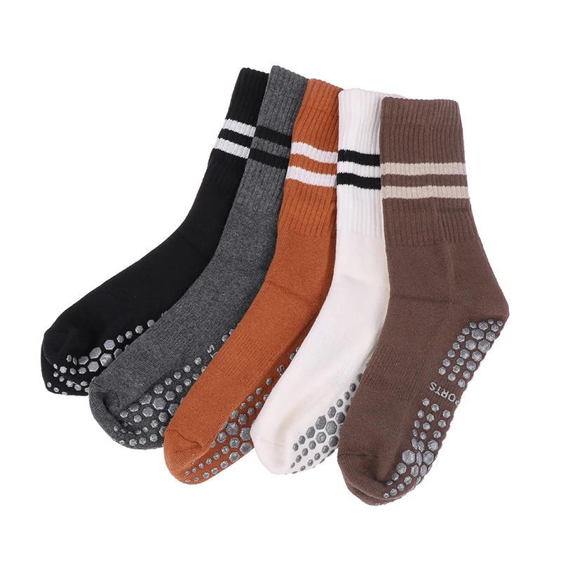 

Warm Bandage Yoga Socks Anti-Slip Quick-Dry Damping Pilates Ballet Socks Good Grip For Female Cotton Fitness Socks High Quality