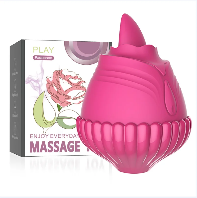 Rose Shape Vagina Sucking Vibrator Intimate Good G SPOT Vibrat Oral Licking Clitoris Stimulation Powerful Sex Toys for Women |