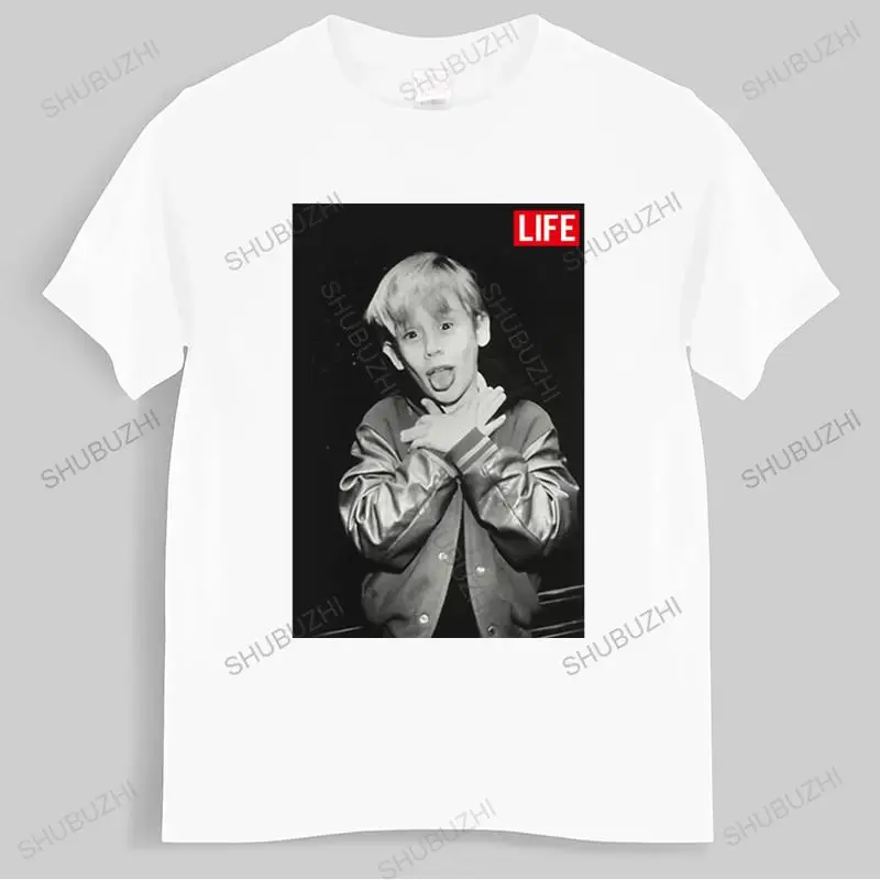 

summer t-shirt men brand teeshirt Macaulay Culkin Life Magazine Ryan Gosling Men's T shirt Mens T-shirt Euro size TOPS