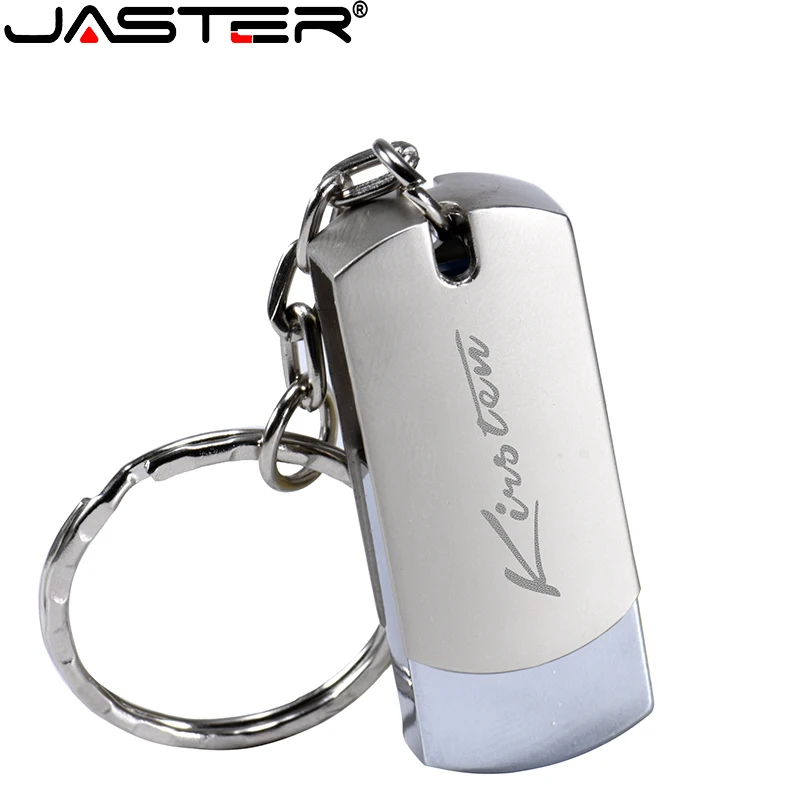 

JASTER Metalen USB Flash Drive Pendrive 64GB Free Custom LOGO 32GB 16GB Free TYPE-C gift 8GB Pen Drive Mini U stick Memory Stick