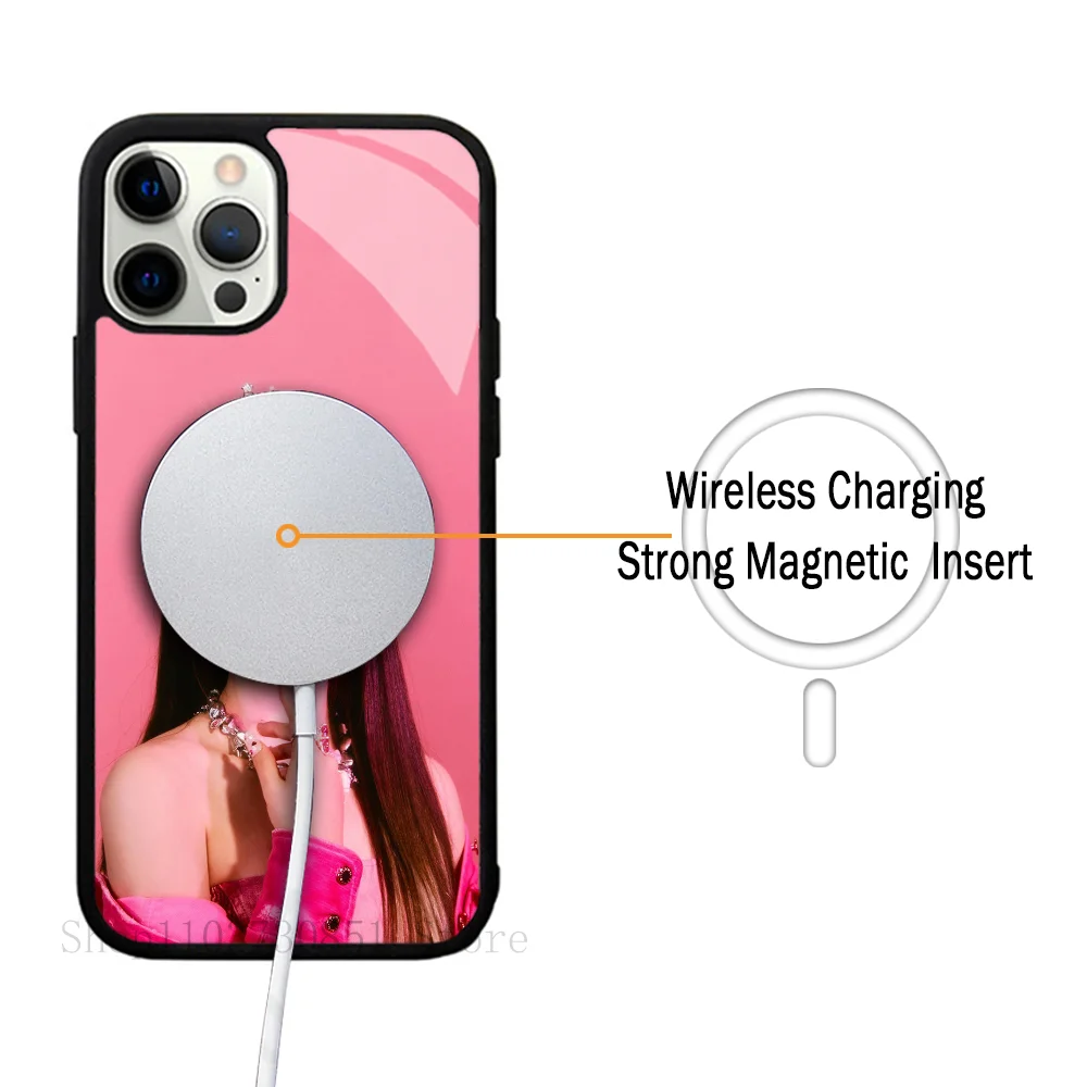 Чехол для телефона KPOP (G)I-DLE-Yeh Shu-Hua с сильным магнитом iPhone 15 14 13 Pro Max 11 12 мини-зеркало
