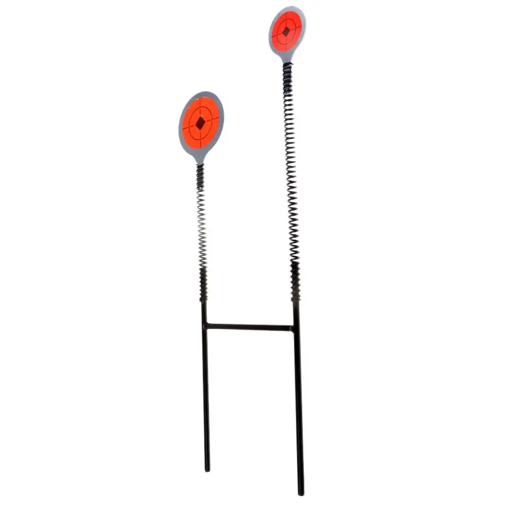 

Spring Steel Self Rotary Resetting Practice Target Ground-Inserted
