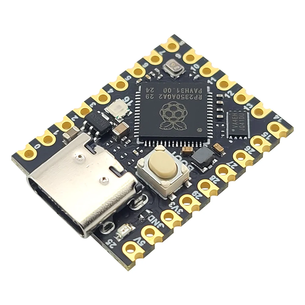 Фото Модуль макетной платы TYPE-C RP2350 для Raspberry Pi Zero MCU, двухъядерный, 150 МГц, 520 КБ SRAM, 2 МБ Flash UART I2C SPI PWM USB1.1 №1