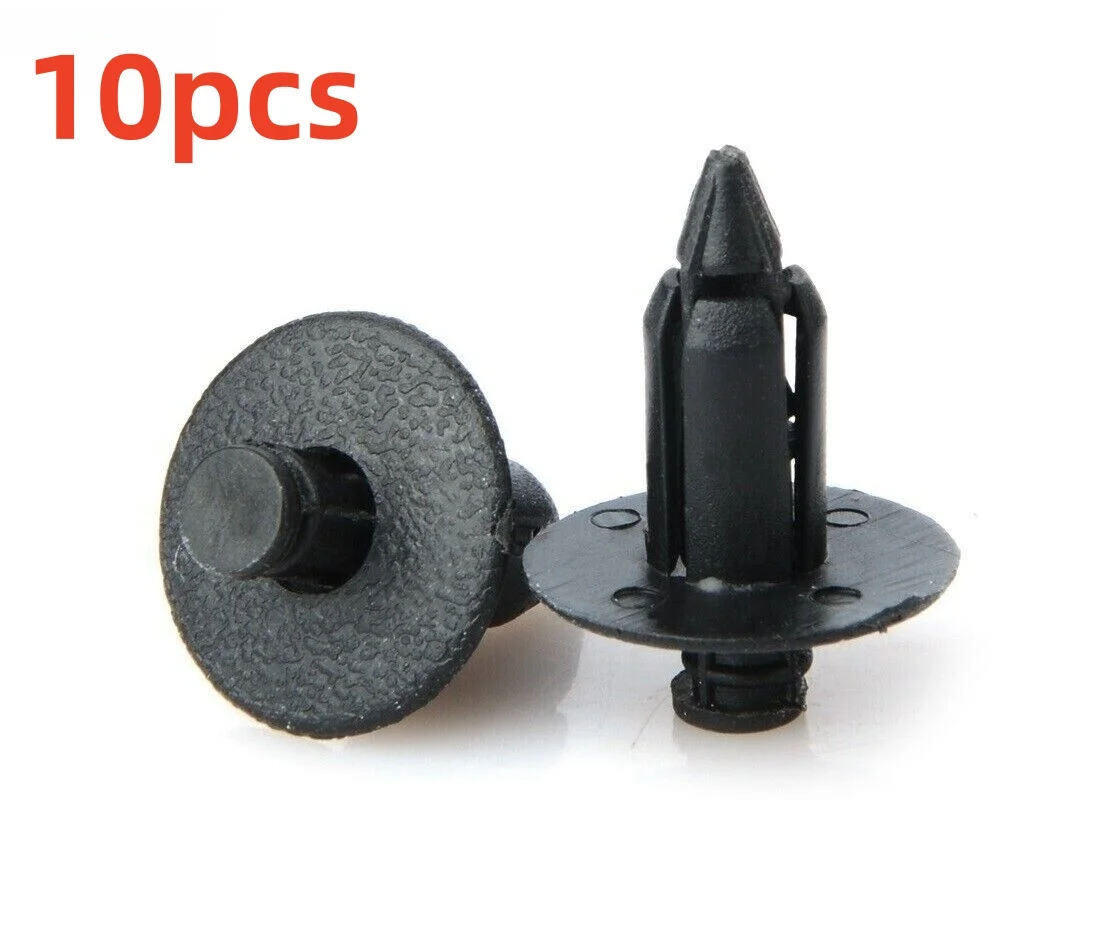 

50 шт. 8 мм отверстие для автомобильного брызговика бампера Заклепки Крепеж автомобильный нажимной штифт для крыла отделка панели винтовые зажимы для Toyota Honda Mazda Nissan