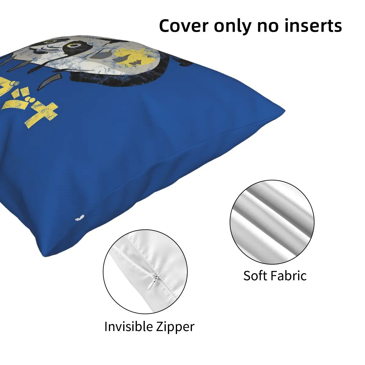 Наволочка Monster Hunter Rise Bombadgy Kanji Мягкая для подушки декоративная наволочка кровати