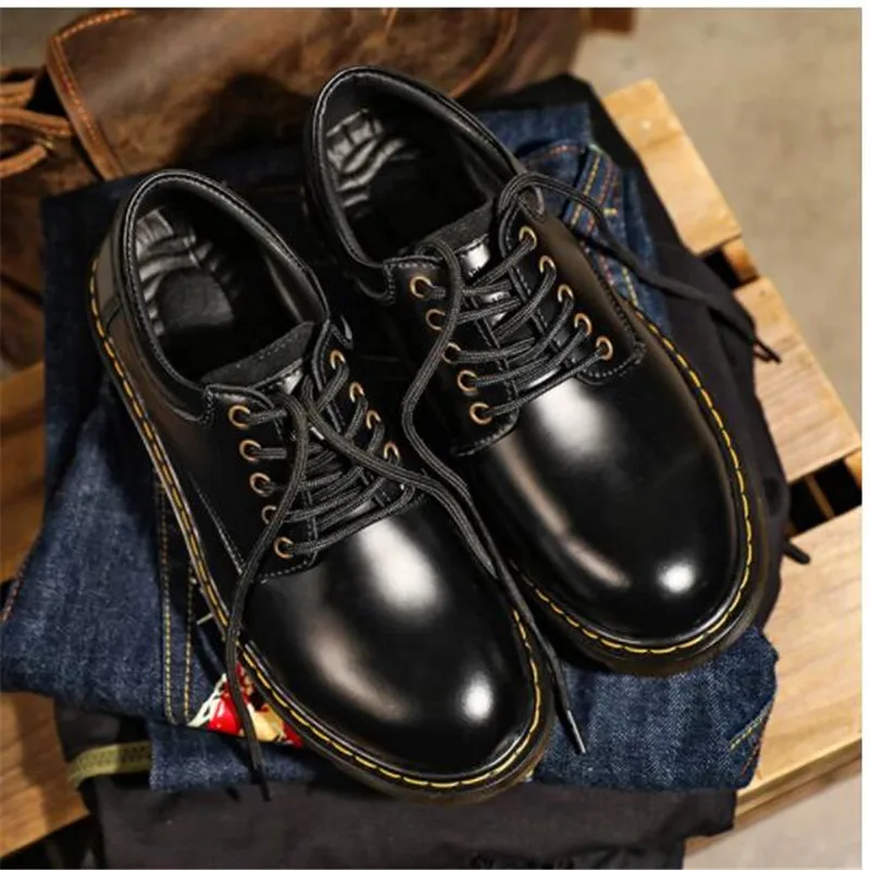 New Mens Luxury Casual Genuine Leather High-quality Leisure Comfortable Inside PVC Outsole Trend Tooling Shoes Plus Size 38-48