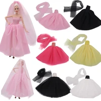 30 cm doll clothes fashion handmade wedding dress banquet skirt princess dress for 11 8 inch barbies bjd doll toy for girl gift