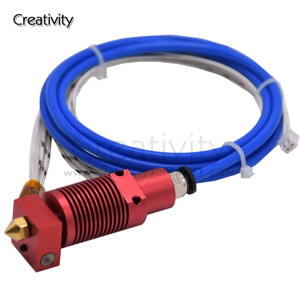 Creativity 3D Printer Parts Extruder Hotend Kit Aluminum Heat Block Nozzle Heater Thermistor for CR10S Pro Printting Creativity 3D Printer Parts Extruder Hotend Kit Aluminum Heat Block Nozzle Heater Thermistor for CR10S Pro Printting