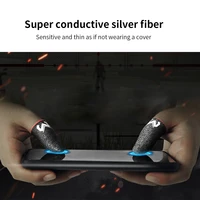 hot 1pair5pairs breathable gaming fingertip sleeve for pubg mobile anti sweat slip finger cover thumb gloves for mobile phone