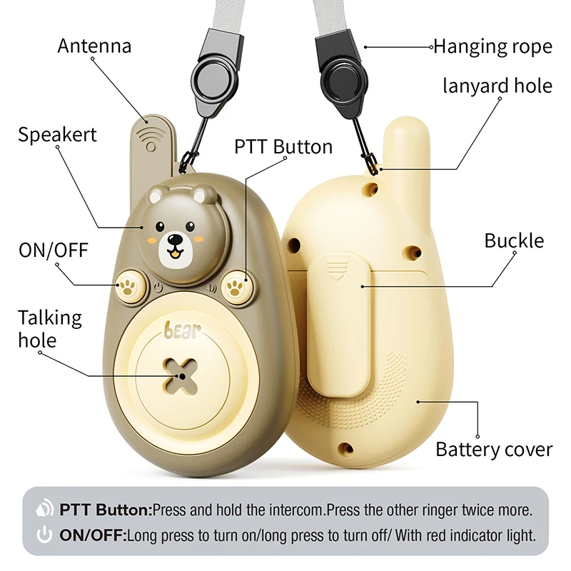 Рождественский подарок детская рация пейджер с беспроводной передачей на