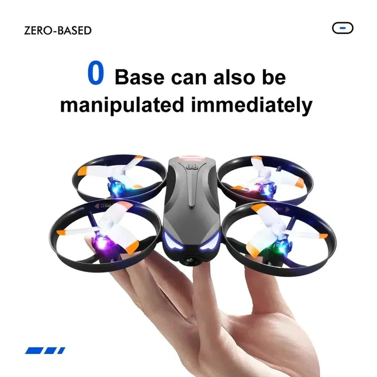 

Children Easy Drive Mini Rc Drone Colorful Lights with 6K Camera Aerial Photography Aircraft Helicopter Toys for Boys Gift